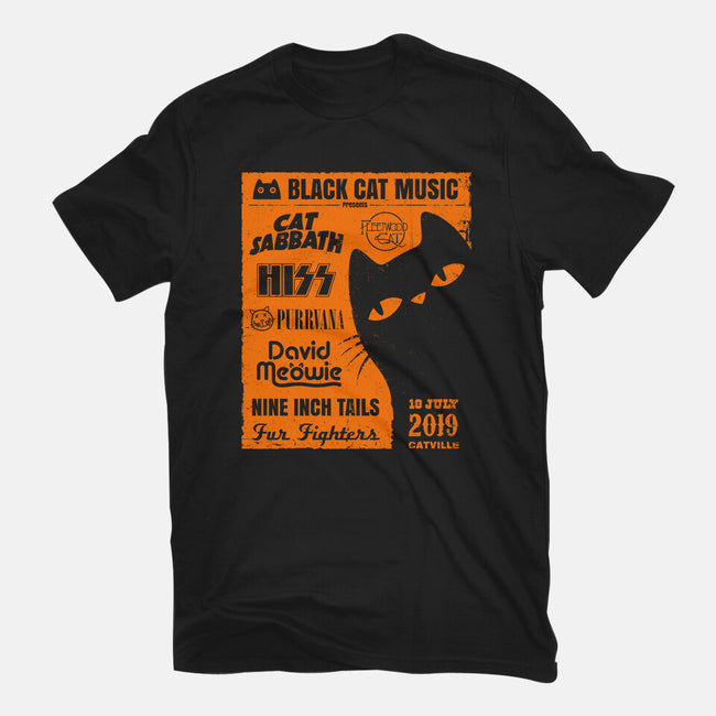 Black Cat Music Festival-Mens-Heavyweight-Tee-drbutler