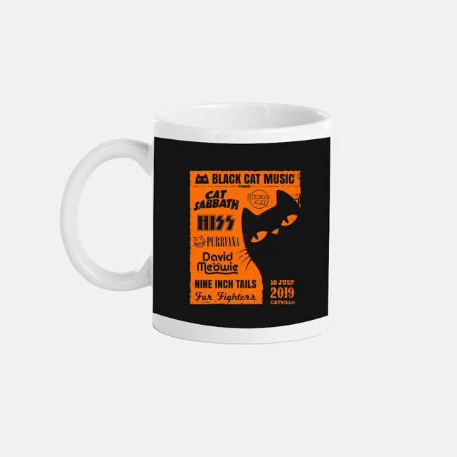 Black Cat Music Festival-None-Mug-Drinkware-drbutler