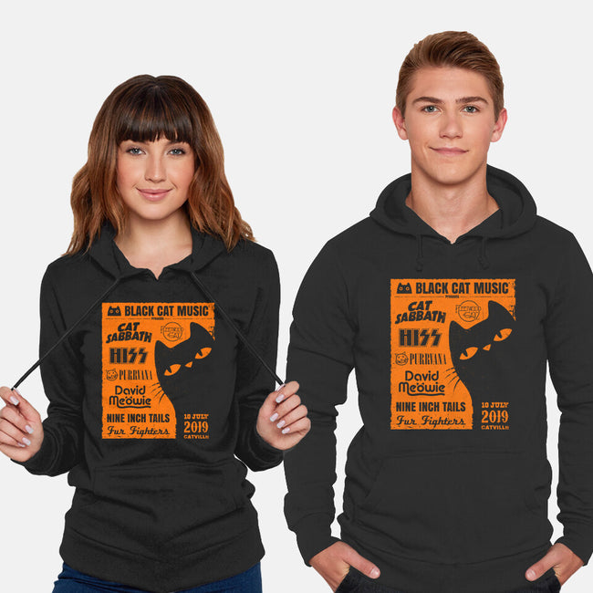 Black Cat Music Festival-Unisex-Pullover-Sweatshirt-drbutler