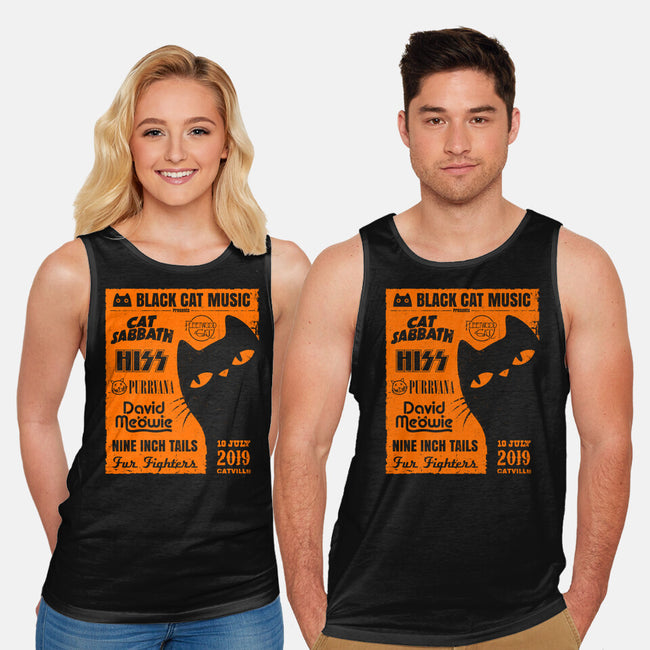 Black Cat Music Festival-Unisex-Basic-Tank-drbutler