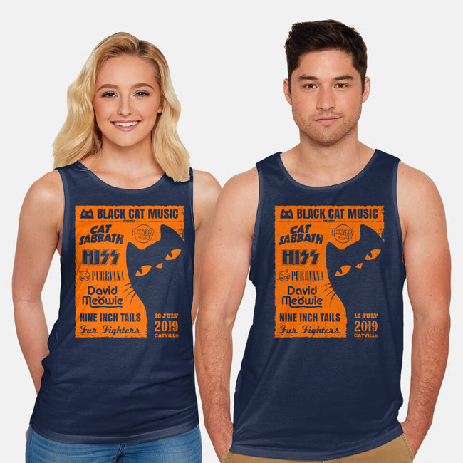 Black Cat Music Festival-Unisex-Basic-Tank-drbutler