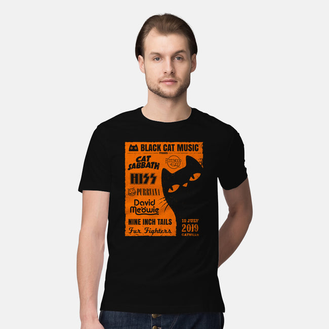 Black Cat Music Festival-Mens-Premium-Tee-drbutler