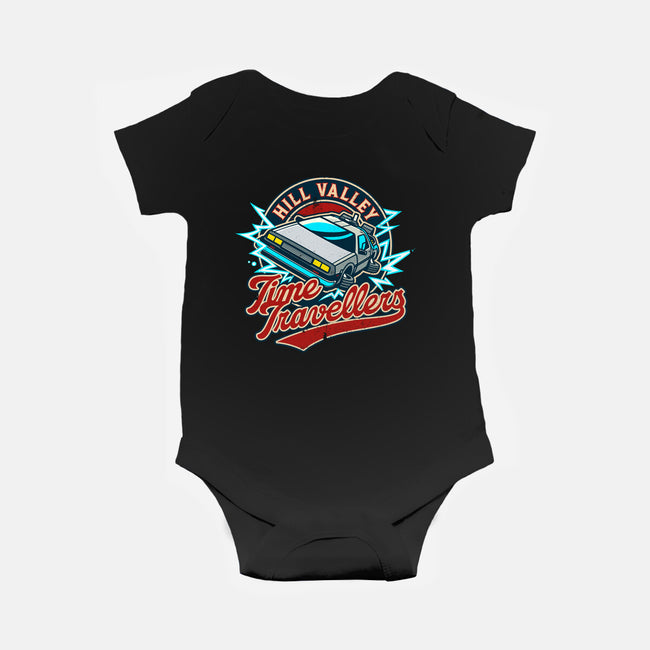 Hill Valley Time Travellers-Baby-Basic-Onesie-drbutler