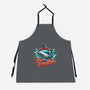 Hill Valley Time Travellers-Unisex-Kitchen-Apron-drbutler