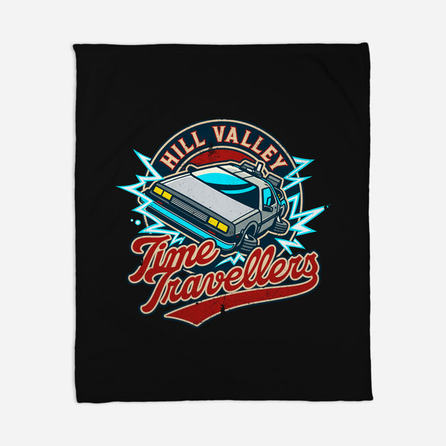 Hill Valley Time Travellers-None-Fleece-Blanket-drbutler