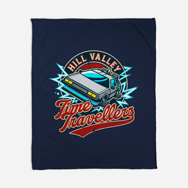 Hill Valley Time Travellers-None-Fleece-Blanket-drbutler