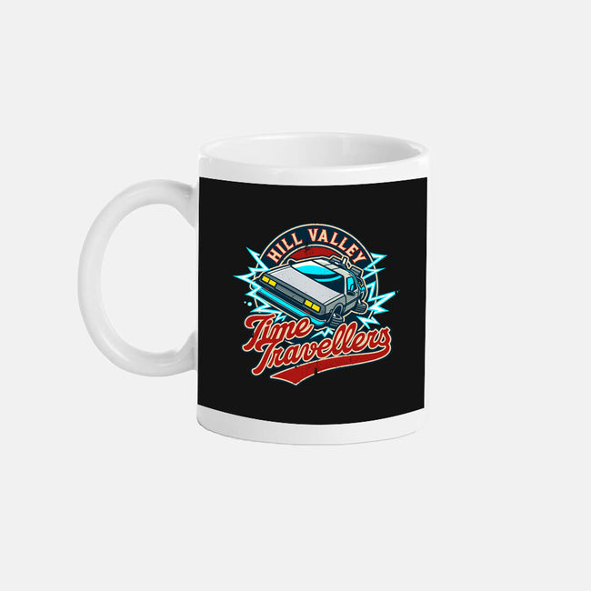 Hill Valley Time Travellers-None-Mug-Drinkware-drbutler