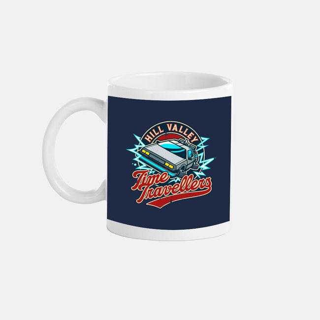 Hill Valley Time Travellers-None-Mug-Drinkware-drbutler