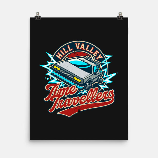 Hill Valley Time Travellers-None-Matte-Poster-drbutler