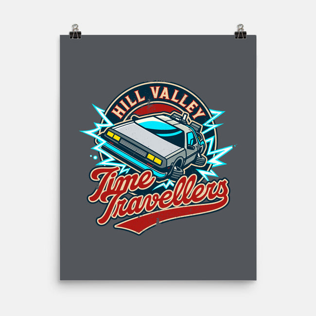 Hill Valley Time Travellers-None-Matte-Poster-drbutler