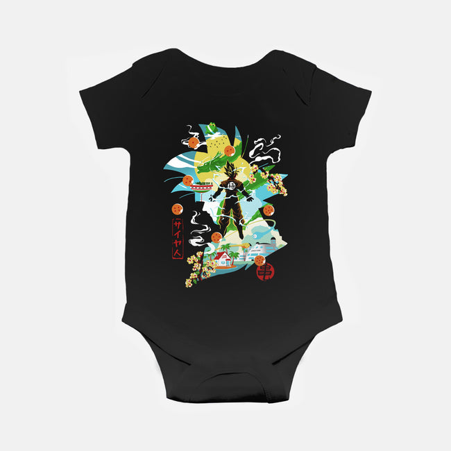 Soul Of The Saiyan-Baby-Basic-Onesie-Arinesart