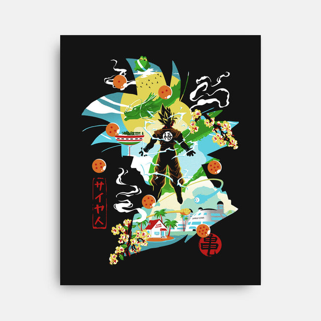 Soul Of The Saiyan-None-Stretched-Canvas-Arinesart