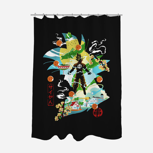 Soul Of The Saiyan-None-Polyester-Shower Curtain-Arinesart
