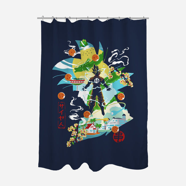 Soul Of The Saiyan-None-Polyester-Shower Curtain-Arinesart