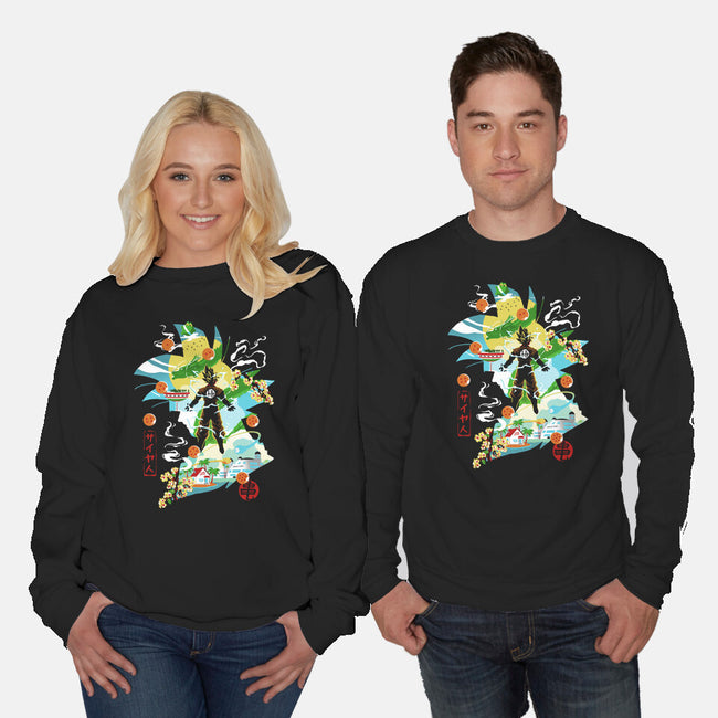 Soul Of The Saiyan-Unisex-Crew Neck-Sweatshirt-Arinesart