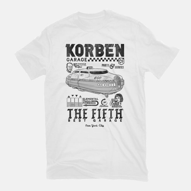 Korben Garage-Womens-Fitted-Tee-Arinesart
