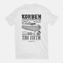 Korben Garage-Womens-Fitted-Tee-Arinesart