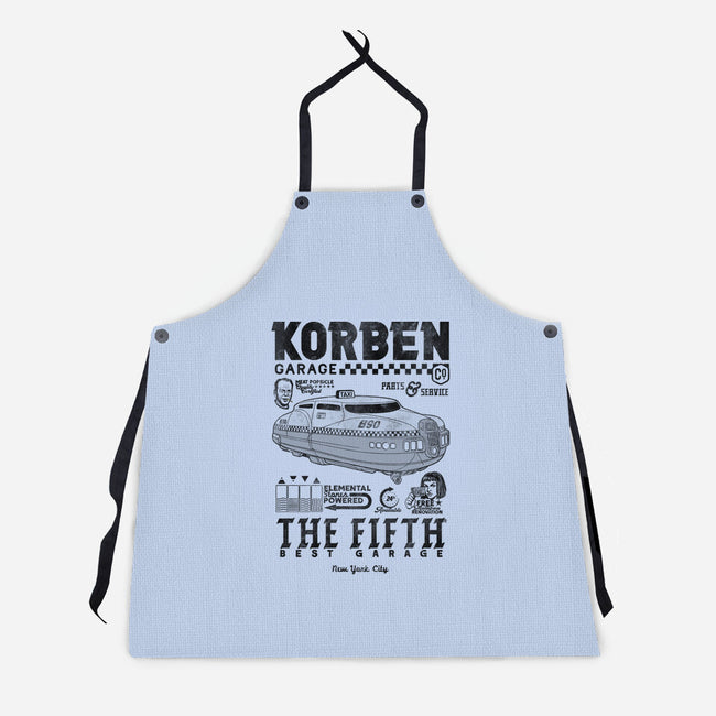 Korben Garage-Unisex-Kitchen-Apron-Arinesart