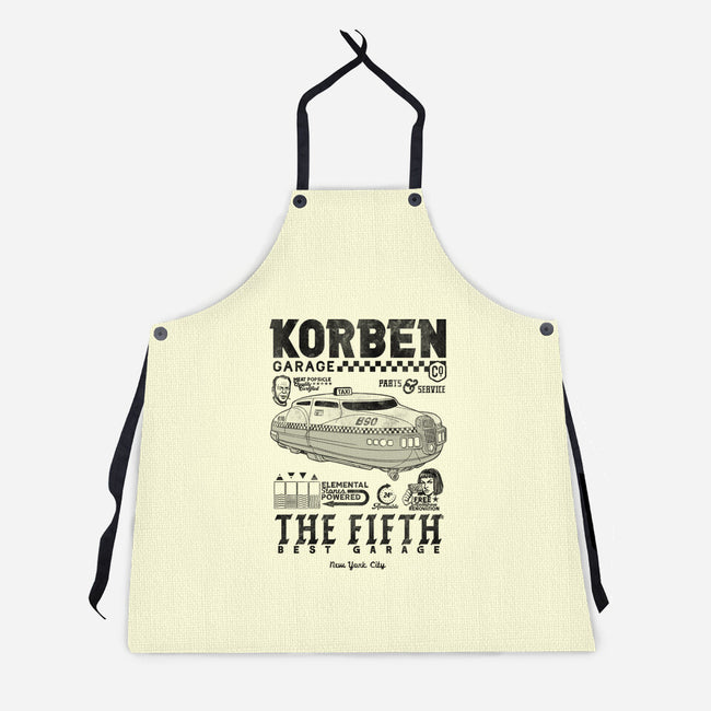 Korben Garage-Unisex-Kitchen-Apron-Arinesart