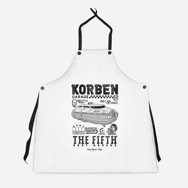 Korben Garage-Unisex-Kitchen-Apron-Arinesart