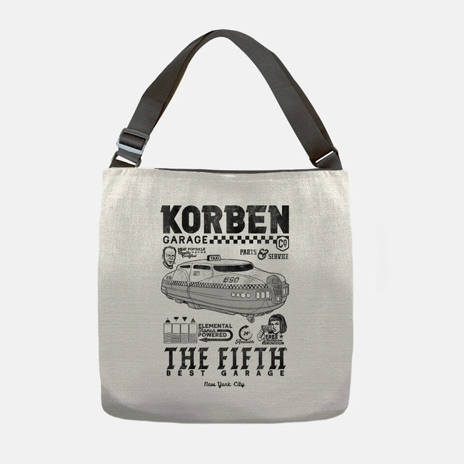 Korben Garage-None-Adjustable Tote-Bag-Arinesart