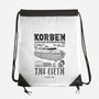 Korben Garage-None-Drawstring-Bag-Arinesart