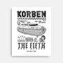 Korben Garage-None-Stretched-Canvas-Arinesart