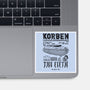 Korben Garage-None-Glossy-Sticker-Arinesart