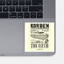 Korben Garage-None-Glossy-Sticker-Arinesart