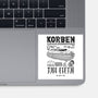 Korben Garage-None-Glossy-Sticker-Arinesart