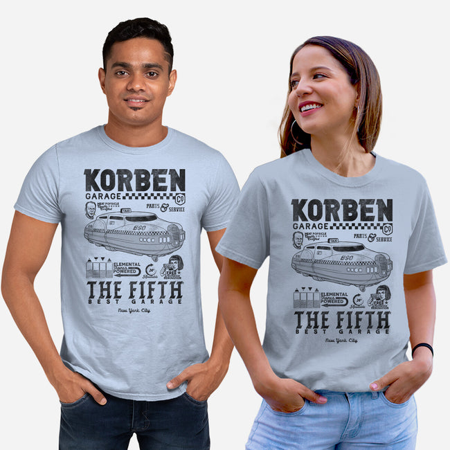 Korben Garage-Unisex-Basic-Tee-Arinesart