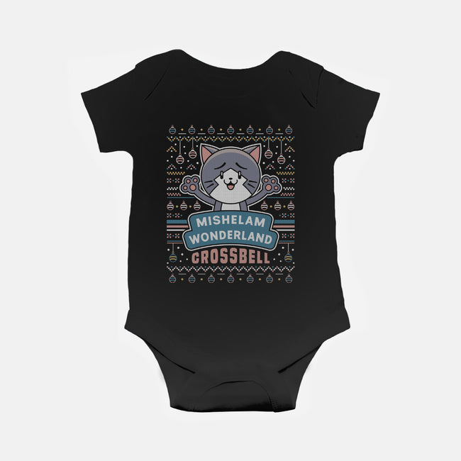 Mishelam Wonderland Ugly Sweater-Baby-Basic-Onesie-LAGELANTEE