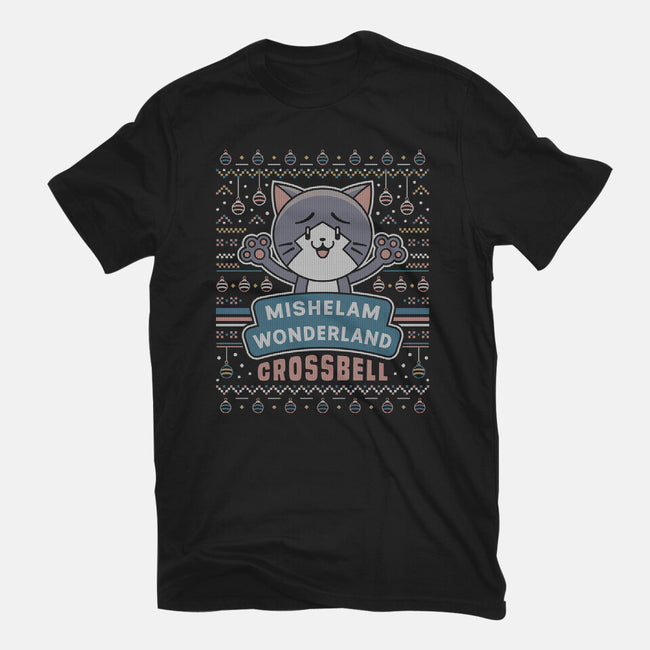 Mishelam Wonderland Ugly Sweater-Unisex-Basic-Tee-LAGELANTEE