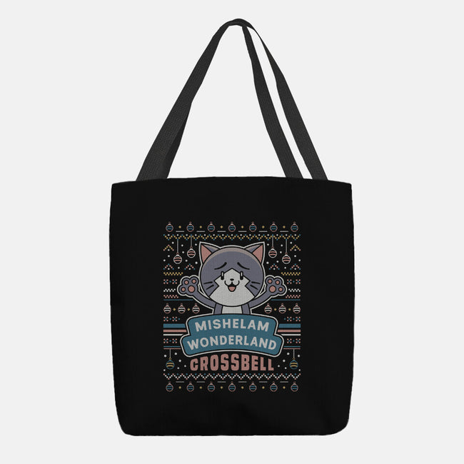 Mishelam Wonderland Ugly Sweater-None-Basic Tote-Bag-LAGELANTEE