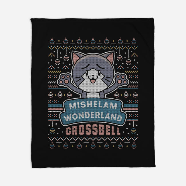 Mishelam Wonderland Ugly Sweater-None-Fleece-Blanket-LAGELANTEE
