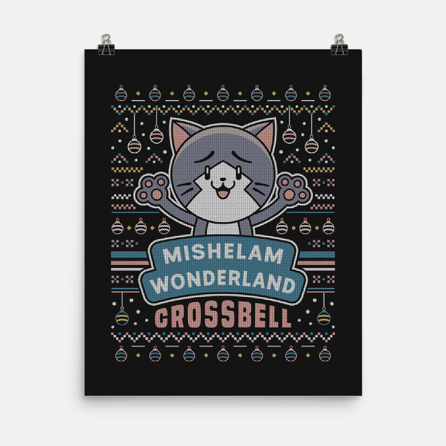 Mishelam Wonderland Ugly Sweater-None-Matte-Poster-LAGELANTEE