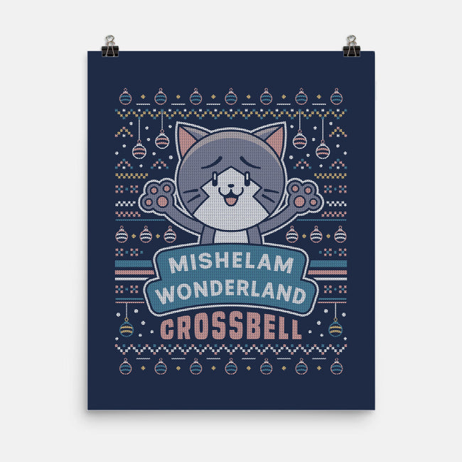Mishelam Wonderland Ugly Sweater-None-Matte-Poster-LAGELANTEE