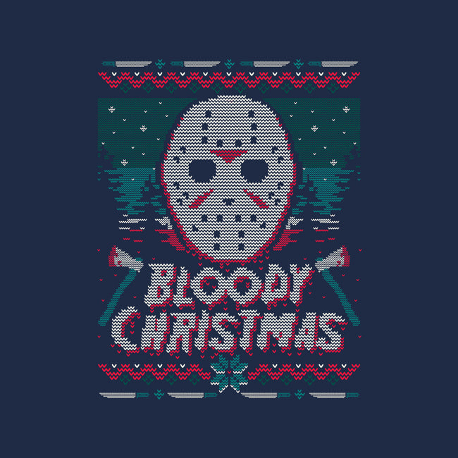 Bloody Ugly Christmas-Womens-Fitted-Tee-Getsousa!