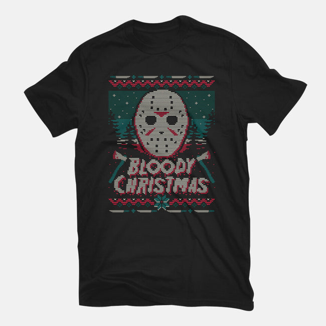 Bloody Ugly Christmas-Unisex-Basic-Tee-Getsousa!