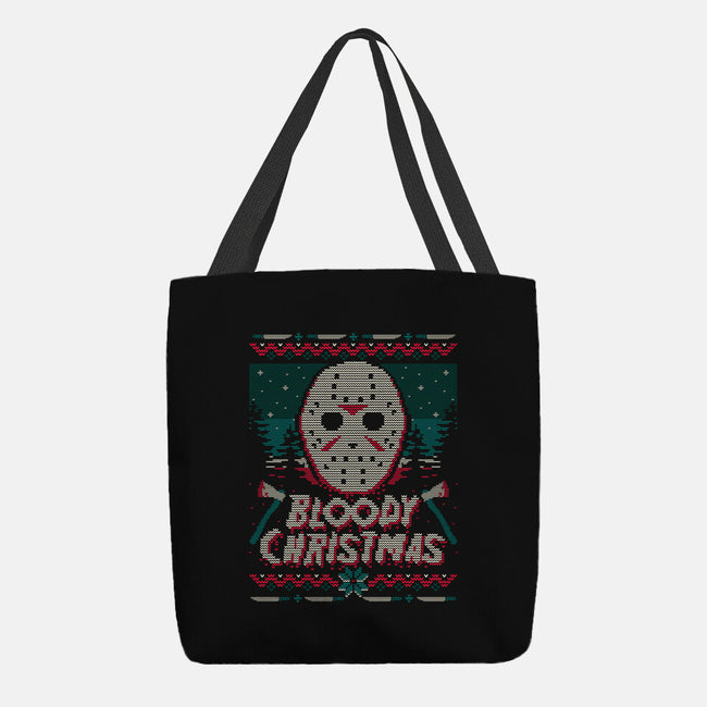 Bloody Ugly Christmas-None-Basic Tote-Bag-Getsousa!