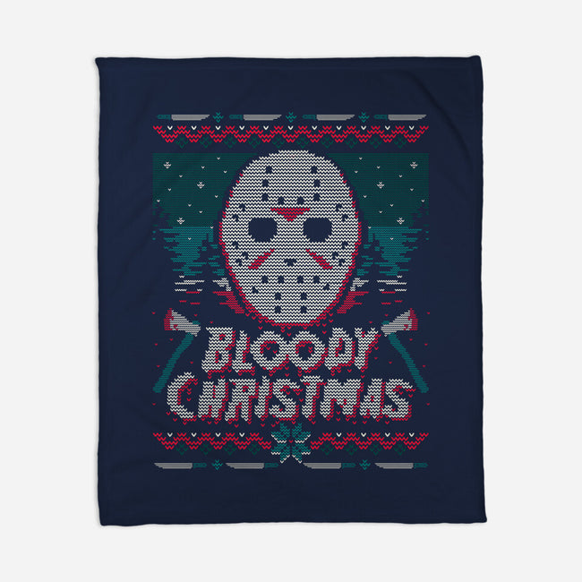 Bloody Ugly Christmas-None-Fleece-Blanket-Getsousa!