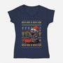 One Gift To Rule Them All-Womens-V-Neck-Tee-fanfabio