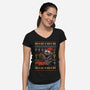 One Gift To Rule Them All-Womens-V-Neck-Tee-fanfabio