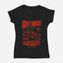 Gotham Garage 20s-Womens-V-Neck-Tee-Arinesart