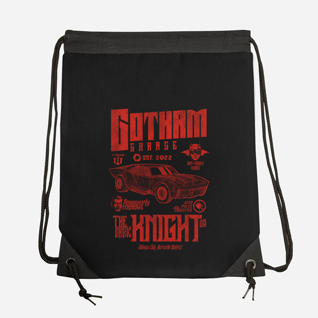 Gotham Garage 20s-None-Drawstring-Bag-Arinesart
