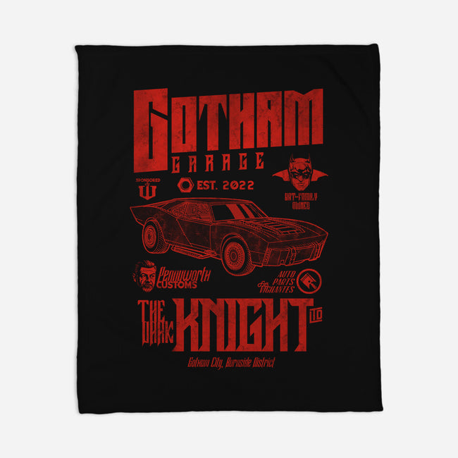 Gotham Garage 20s-None-Fleece-Blanket-Arinesart
