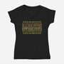 All I Want For Christmas-Womens-V-Neck-Tee-kg07