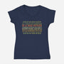 All I Want For Christmas-Womens-V-Neck-Tee-kg07