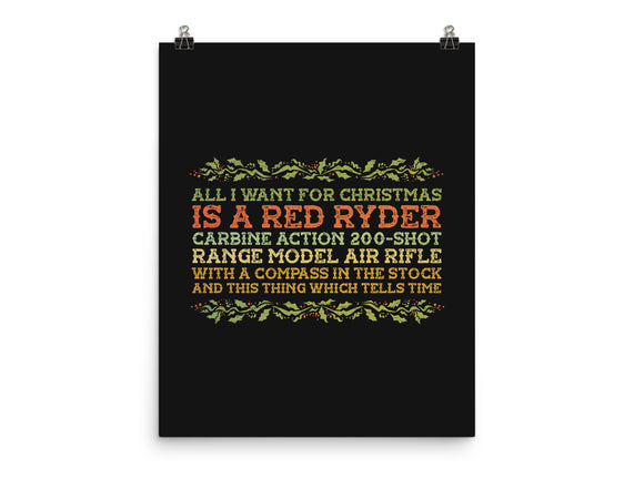 All I Want For Christmas