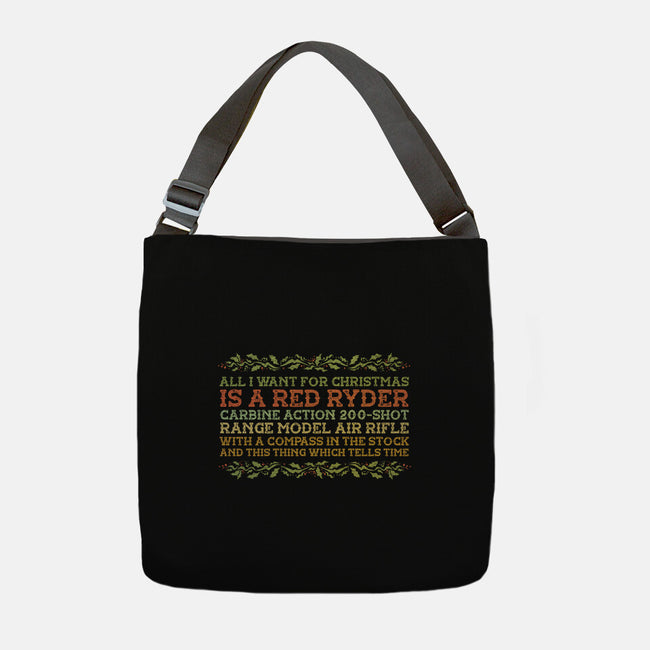 All I Want For Christmas-None-Adjustable Tote-Bag-kg07